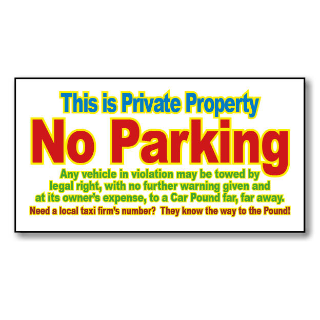 Private Property No Parking
