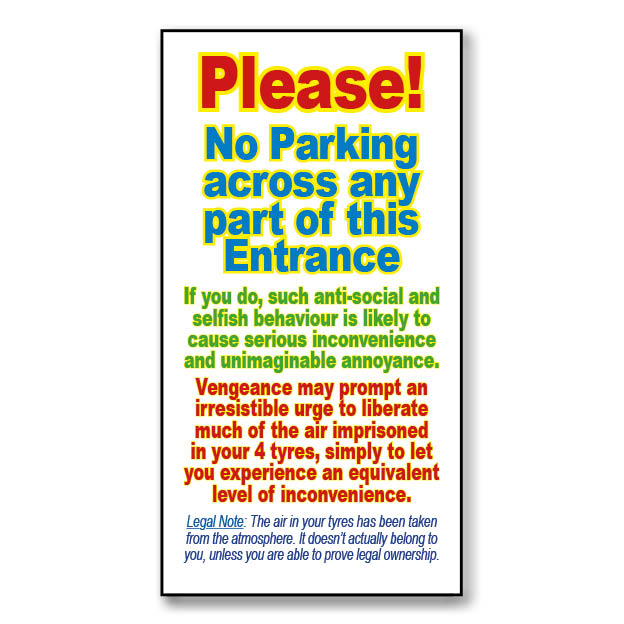 No Parking