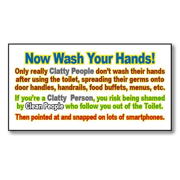 Now Wash your Hands!