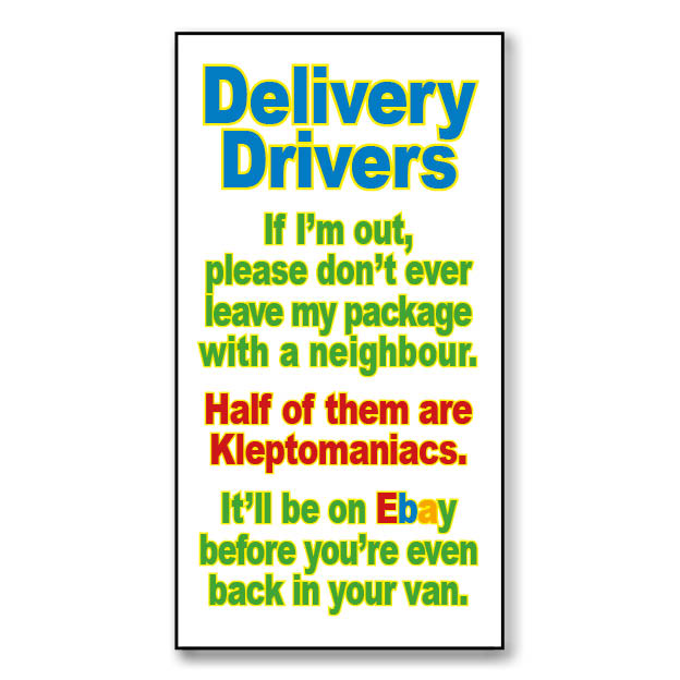 Delivery Drivers!