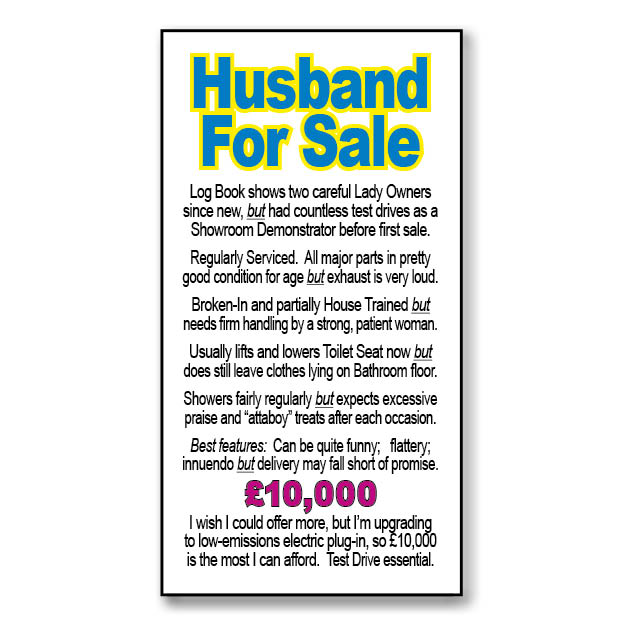 Husband for Sale