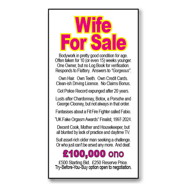 Wife for Sale