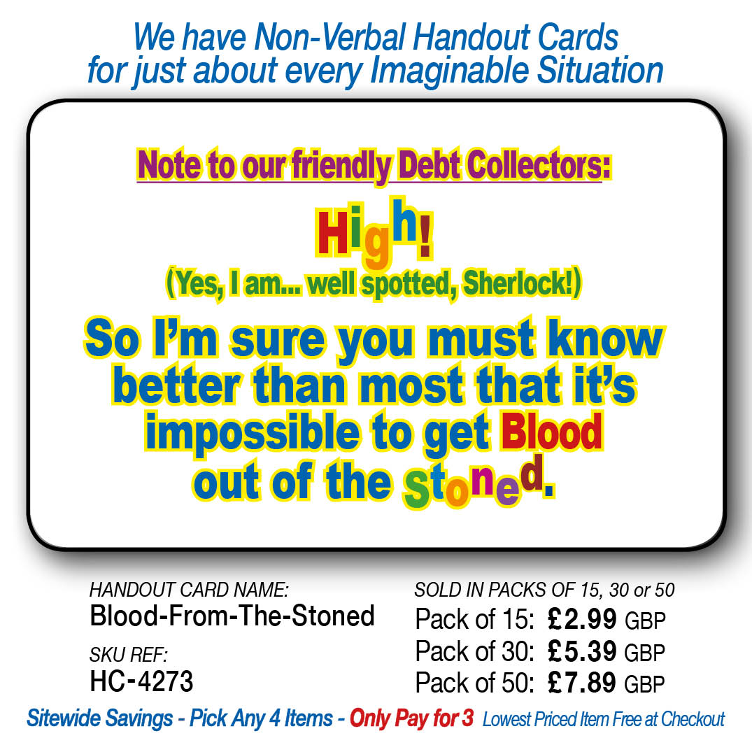 <<High! (Yes, I am) - Blood from the Stoned>>