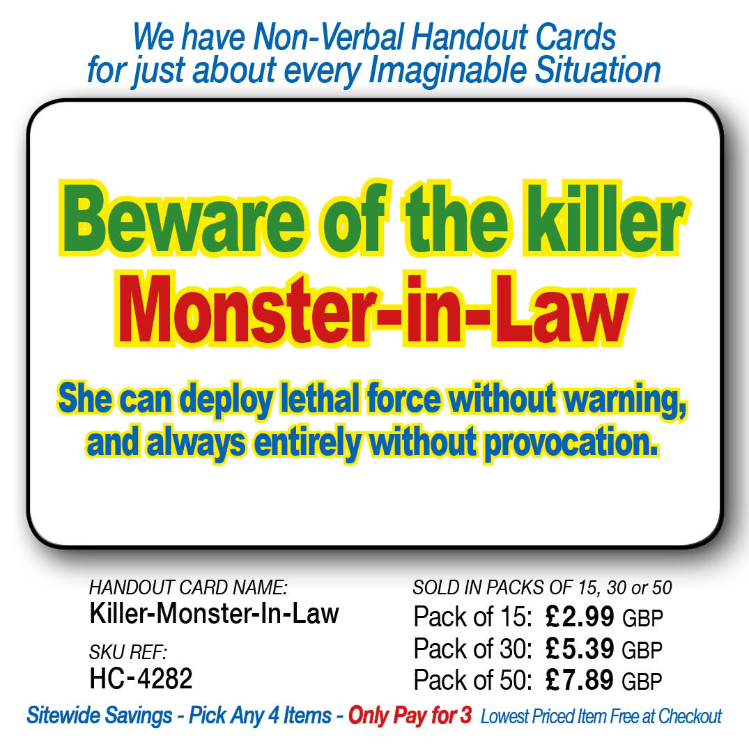 Beware of the Killer Monster-In-Law - lethal force