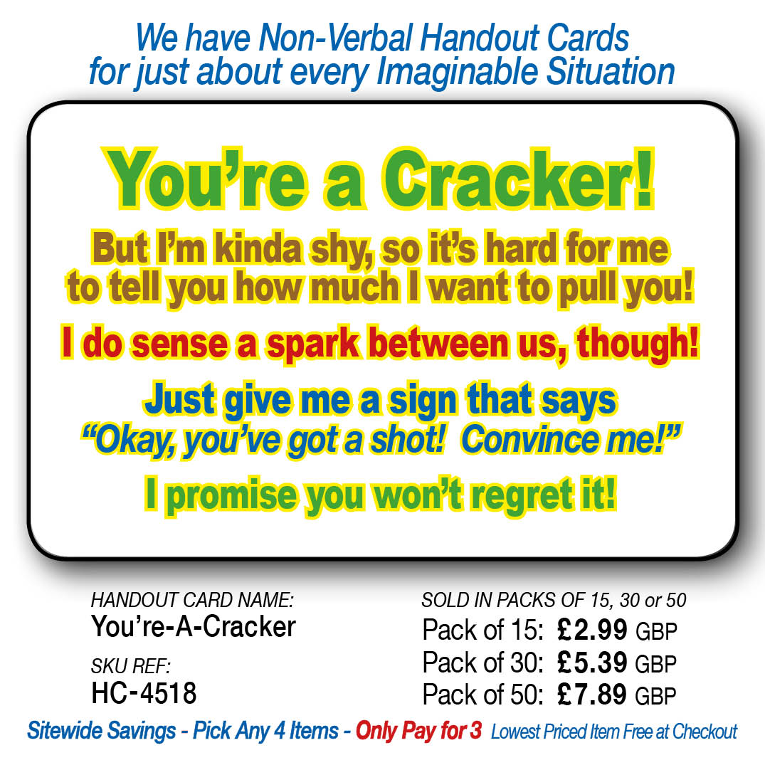 You're a Cracker.