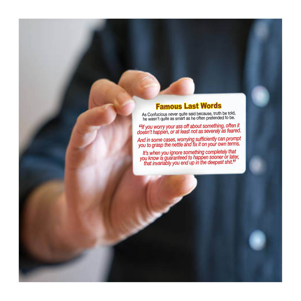 Famous Last Words - Confucious - Worrying