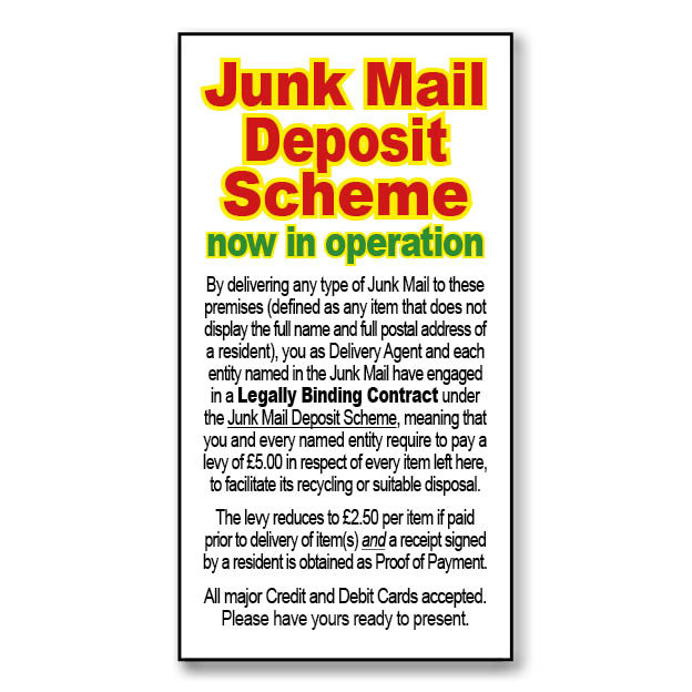 Junk Mail Scheme