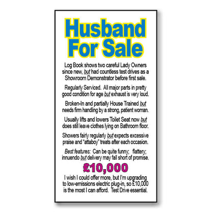 Husband for Sale