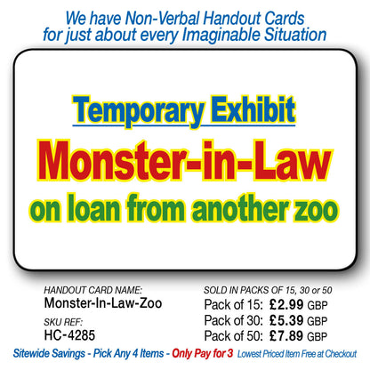 Temporary Exhibit  Monster-In-Law from other zoo