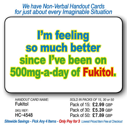 Honestly feeling much better taking 500mg of Fukitol